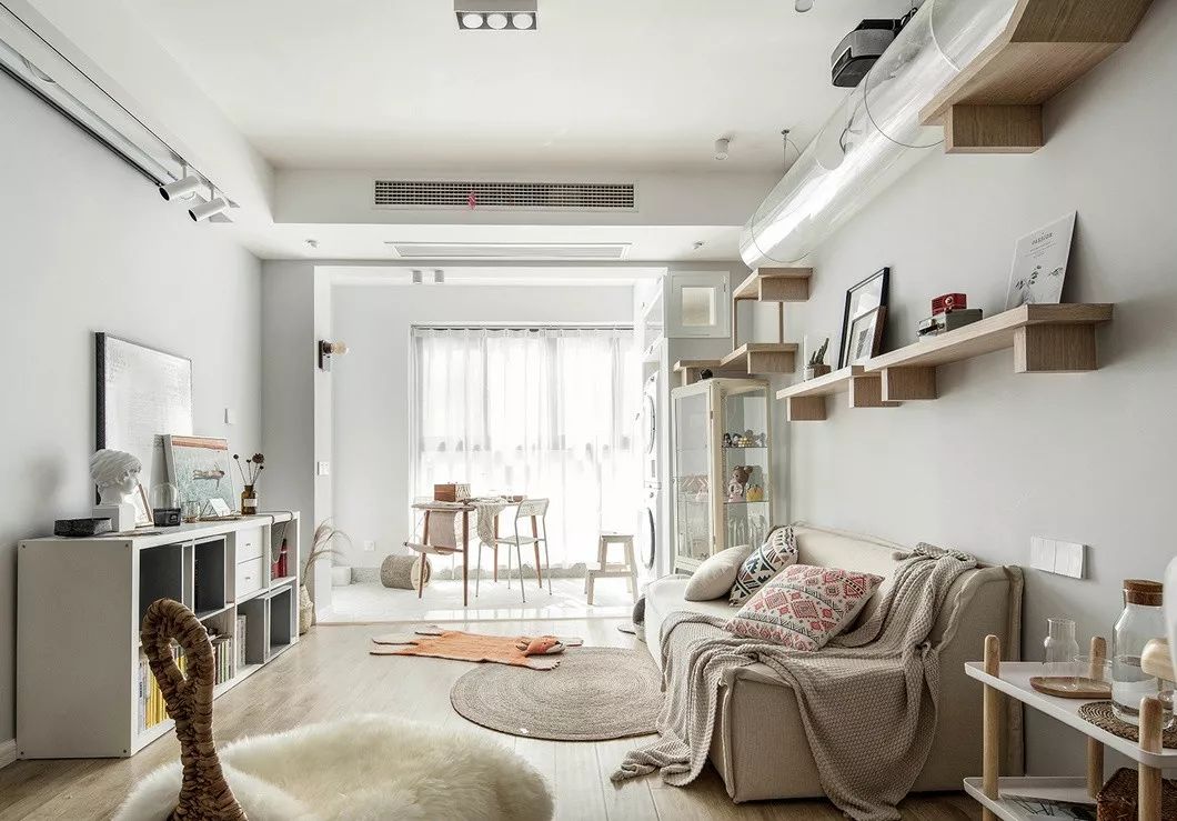 北欧简约风格家装设计室内装修效果图-客厅 北欧简约风格家装设计室内装修效果图-客厅