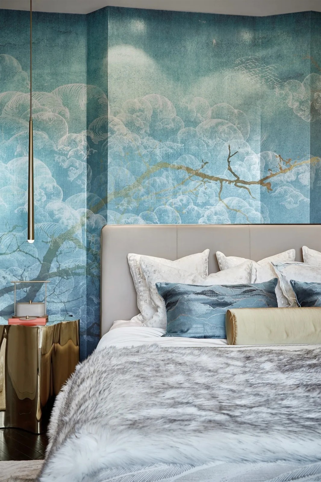 现代简约风格别墅室内设计家装案例-卧室 现代简约风格别墅室内设计家装案例-卧室