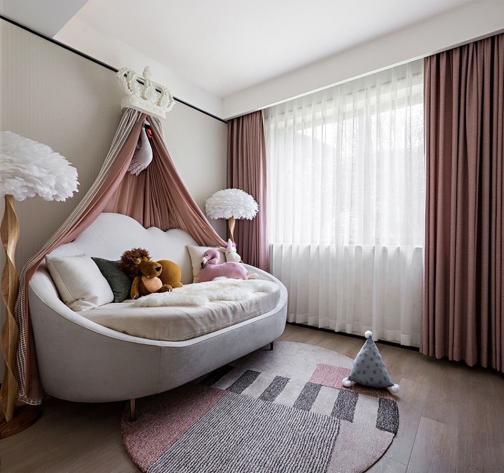 现代简约风格室内家装案例效果图-儿童房 现代简约风格室内家装案例效果图-儿童房