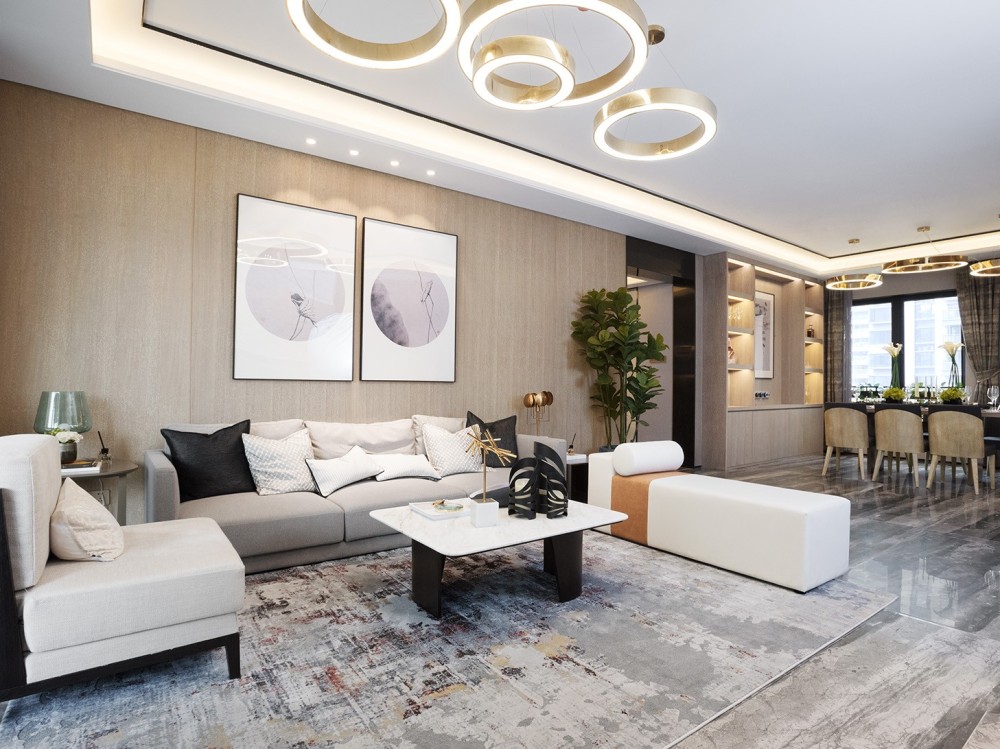 现代简约风格室内设计家装案例-客厅沙发 现代简约风格室内设计家装案例-客厅沙发