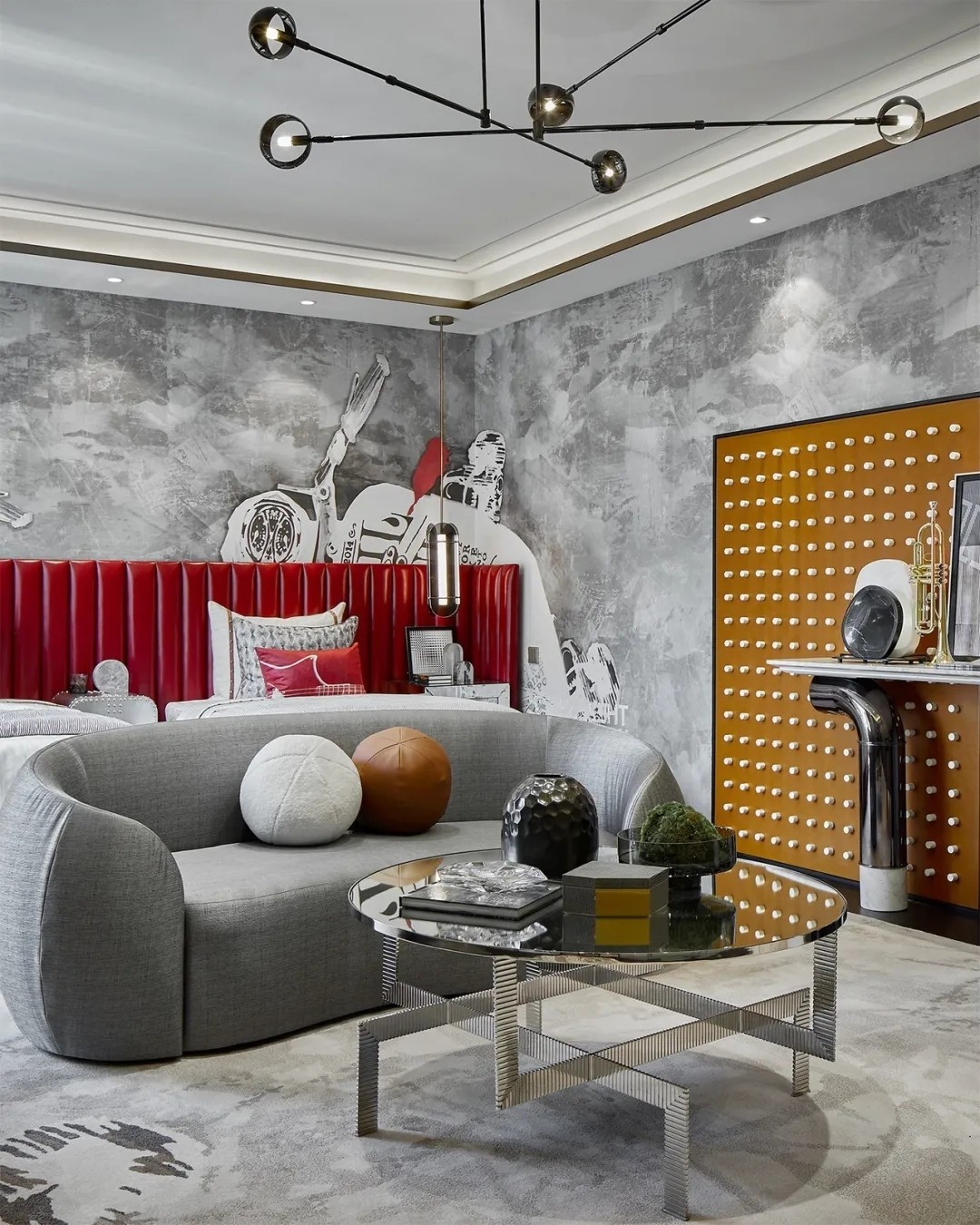 现代简约风格别墅室内设计家装案例-次卧 现代简约风格别墅室内设计家装案例-次卧