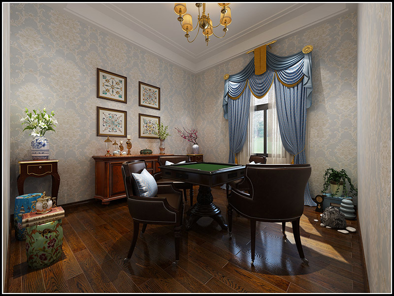欧式风格别墅装修设计效果图-南海湾别墅四层500平米-别墅装修设计娱乐室 欧式风格别墅装修设计效果图-南海湾别墅四层500平米-别墅装修设计娱乐室