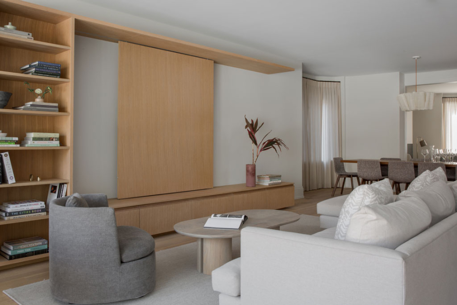 北欧简约原木风格室内家装案例效果图-客厅背景墙 北欧简约原木风格室内家装案例效果图-客厅背景墙