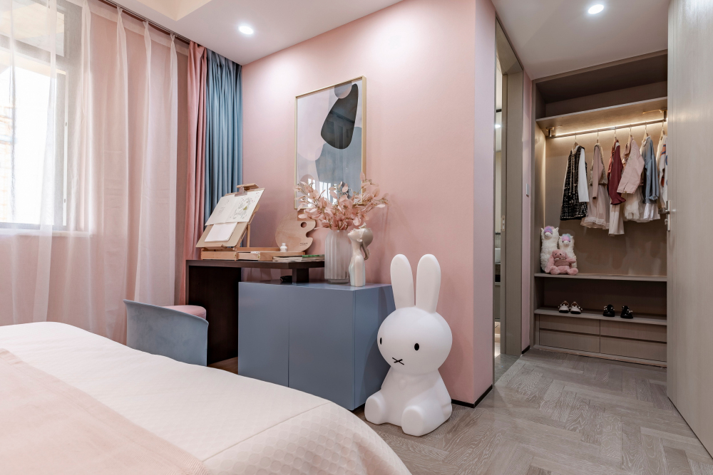 现代轻奢风格室内设计家装案例-儿童房 现代轻奢风格室内设计家装案例-儿童房